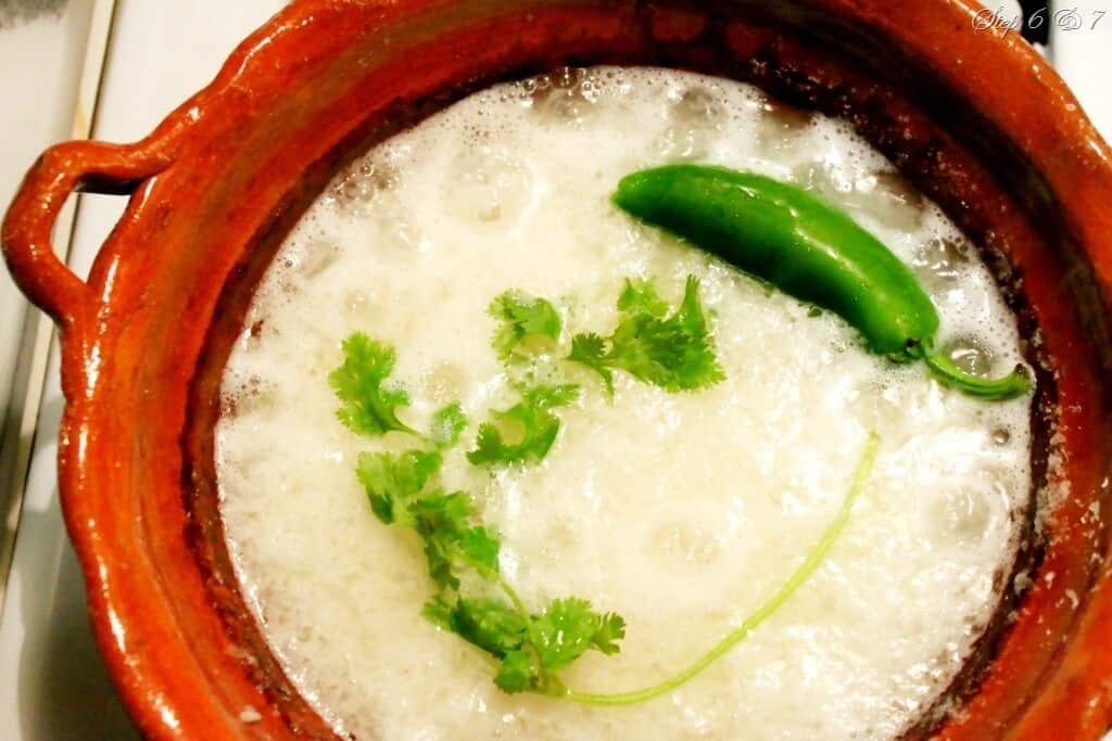 Agrega el chile y el cilantro, Arroz Blanco a la Mexicana